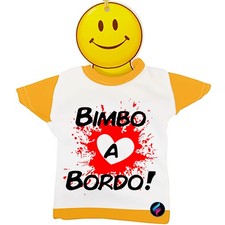 Mini t-shirt auto bimbo a
