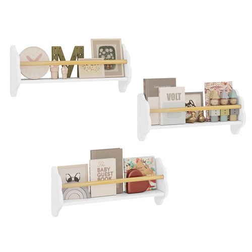 Woltu set libreria parete - set, 3