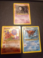 Lotto Carte Pokemon Neo Discovery Kabutops Unown Hitmontop
