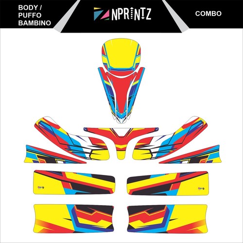 Kit adesivi kart completo - kit,