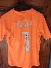 Maglia Calcio Italia Buffon Puma 2014 Con Autografo 