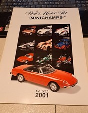 RIVISTA CATALOGO AUTO MODELLISMO DA COLLEZIONE 2001 MINICHAMPS