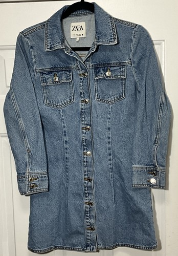 Zara blu denim - blu, lunga