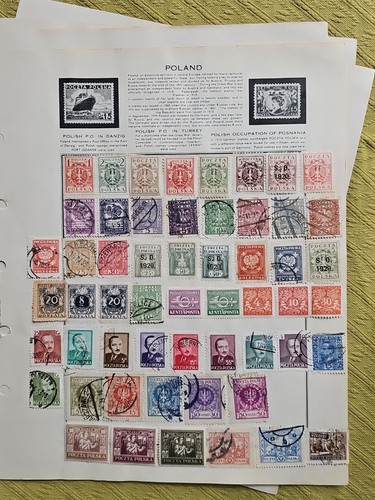Lotto francobolli polonia 150 - lotto, 150+