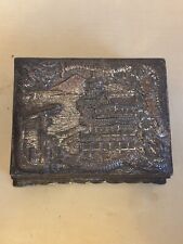 Scatola Vintage Portagioie in metallo Giapponese