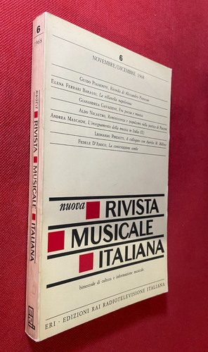 Nuova rivista musicale - nuova,