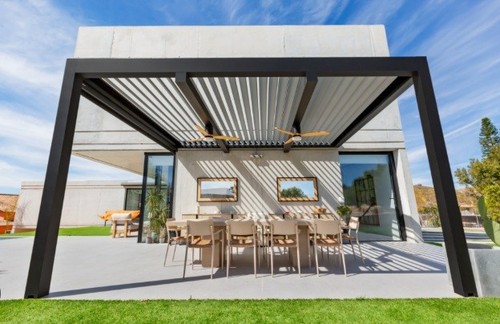 Gazebo pergola bioclimatica - gazebo,