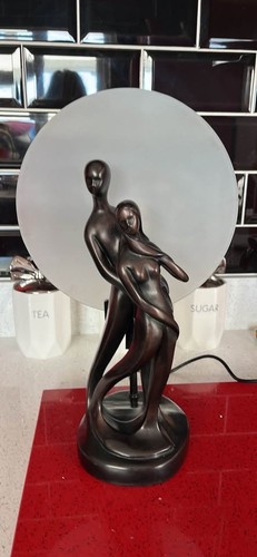 Lampada figura bronzo art - figura,