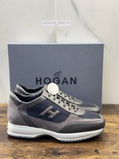 Hogan Interactive Suede Grey Blu Casual Uomo Hogan 43