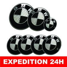 Logo bmw emblema carbonio - x,