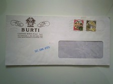 Busta viaggiata burti - busta,