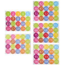  100 Pcs Stickers Rotondi