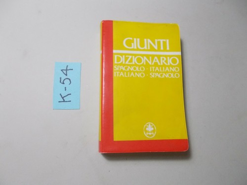 Libro dizionario spagnolo - libro,