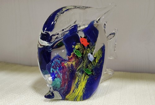 Pesce blu vetro - blu, di