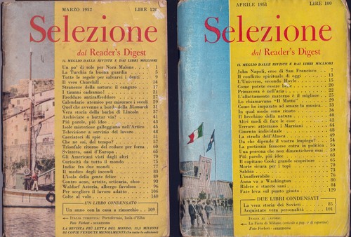 Selezione epoca 1951 1952 - d'epoca, 1951-1952