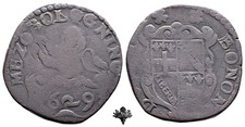 STATO PONTIFICIO Bologna Mezzo bolognino 1629 Papa Urbano VIII