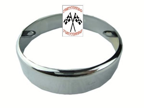 Anello cromato per - , freccia