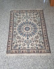 N6151 TAPPETO FONDOLETTO NAIN PERSIA LANA E SETA 143 x 89 cm