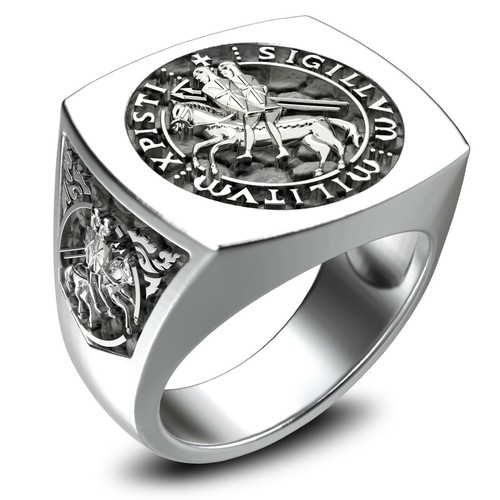 Anello sigillo dei cavalieri - sigillo,