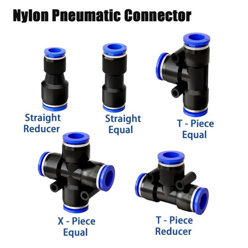 Connettore pneumatico nylon - pneumatico,