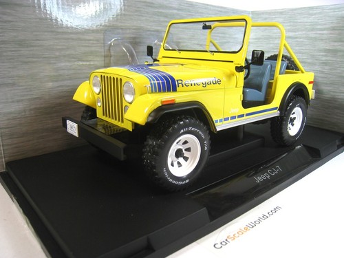 Jeep renegade 1980 1 18 - cj-7,