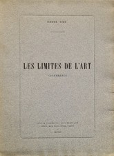 GIDE (André). Les Limites de