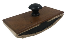 Tampone Antico per Inchiostro Carta Assorbente in Legno