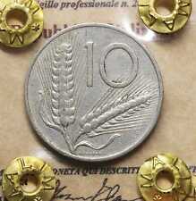 Repubblica Italiana 10 Lire 1966 BBSPL PERIZIATA Moneta Italy Italian coins