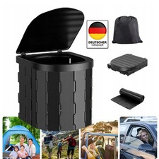 WC da Campeggio Pieghevole max 150 kg Mobile WC con 20 Sacchetti WC Portatile~