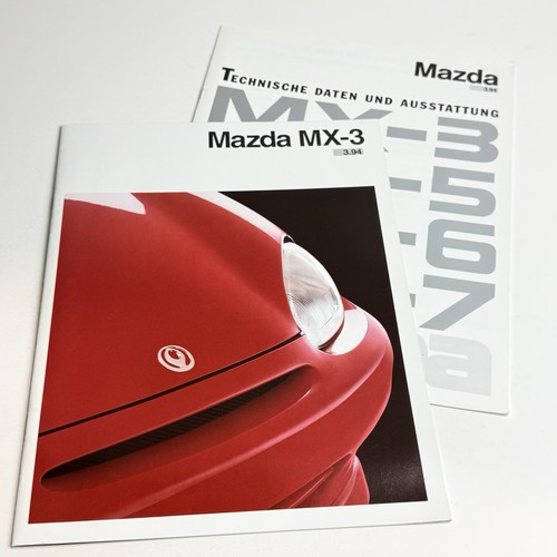 Mazda 20 12p brochure - mx-3,