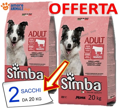 Sacchi monge simba 20 kg - sacchi,