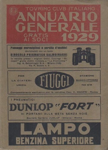 Annuario generale touring - generale, club