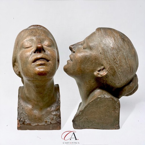 Terracotta 1917 testa - terracotta, donna