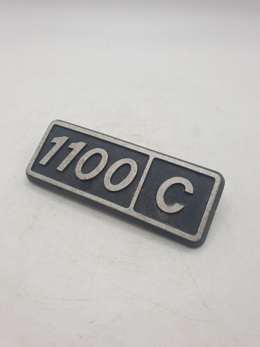 Fiat 128 genuine 1100c badge - fiat,