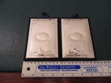 targa commemorativa in argento