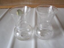 Portafiori vintage in cristallo al piombo RCR Royal Cristal Rock vintage 2 pz