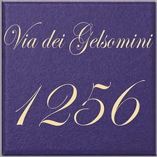 Numero civico inciso su