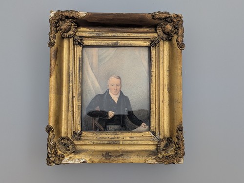 Antico dipinto ritratto xviii - antico,