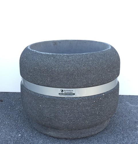 Fioriera cemento vaso - in,