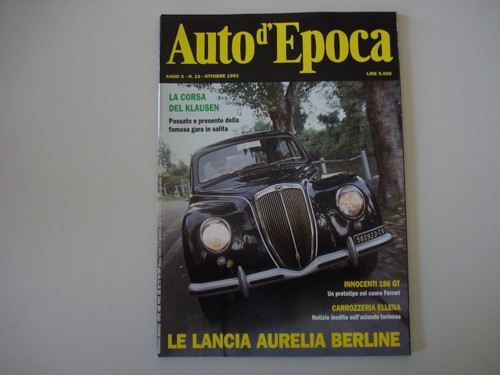 Auto epoca 1993 innocenti - auto, 10/1993