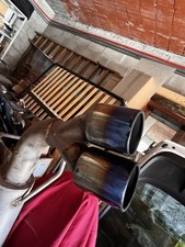 Scarico Auto Sportivo Completo Con 4 Uscite Di Scarico