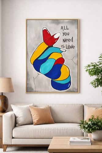 Dipinto quadro need love - need,