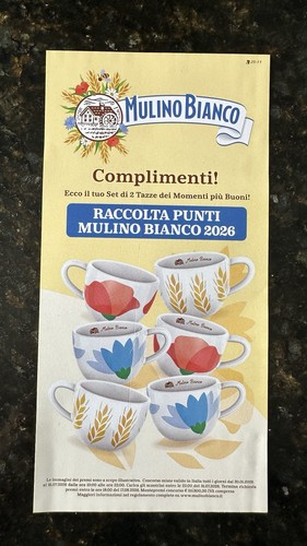 Mulino bianco set - set, tazze