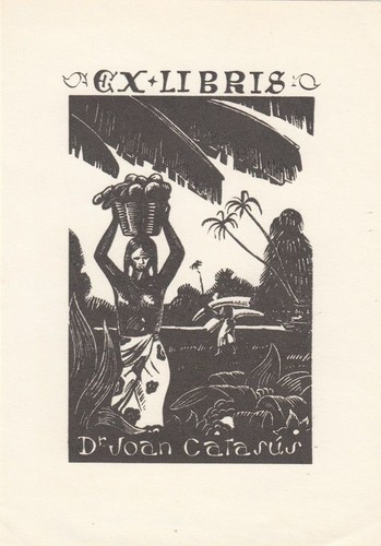 Exlibris bookplate klischee - bookplate,