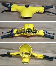 MANUBRIO DELL'EPOCA VESPA 50 3 MARCE NLR FARO FANALE TONDO NO ROTTURE COME FOTO