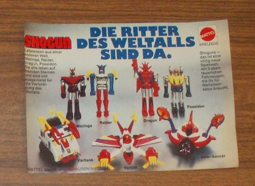Seltene werbung mattel shogun - seltene,