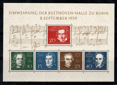 Germania bund 1959 2 - 1959, mi.