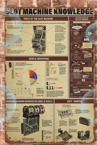 Insegna slot machine ferro - slot,