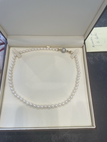 Collana giricollo perle - collana,