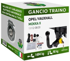 Gancio Verticale Estraibile